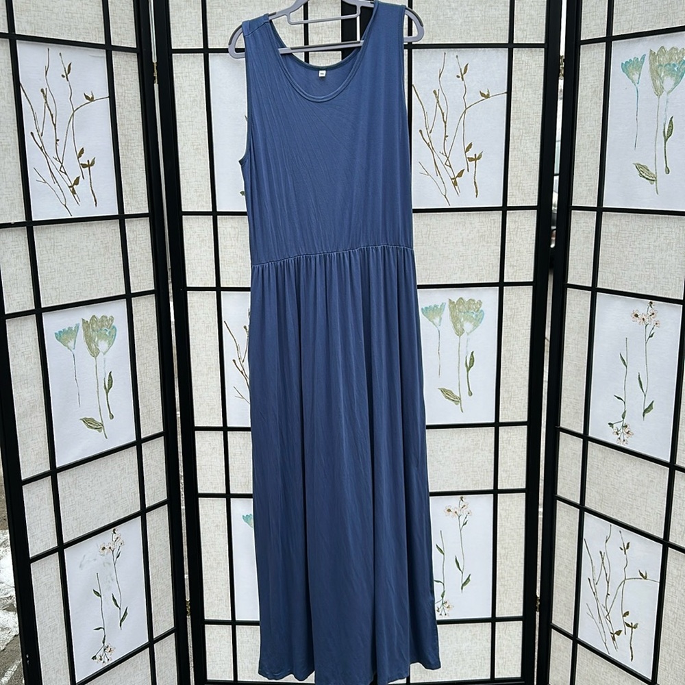Size 16 Blue Maxi Dress